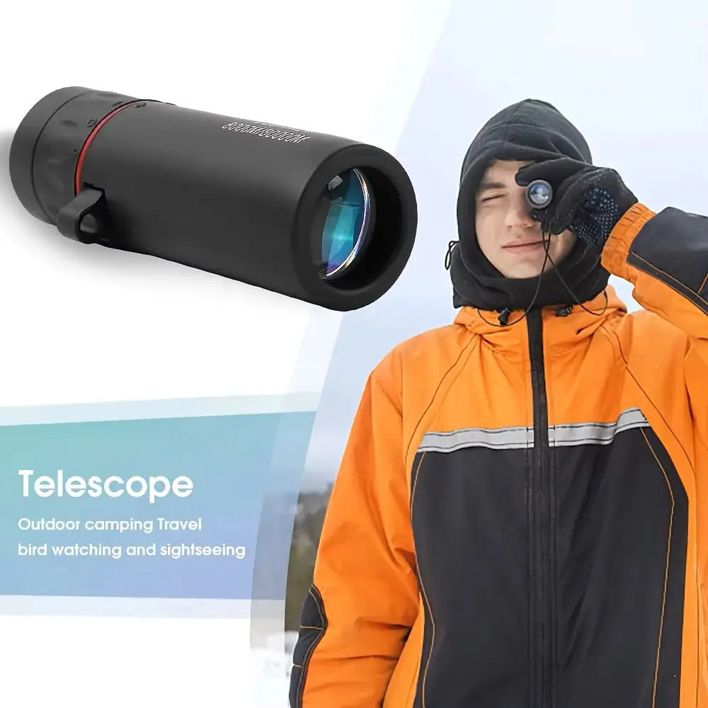 2000x25 HD Mini Portable Binoculars for Outdoor Camping Hunting & Birdwatching Compact Travel Size Magnifying Glass