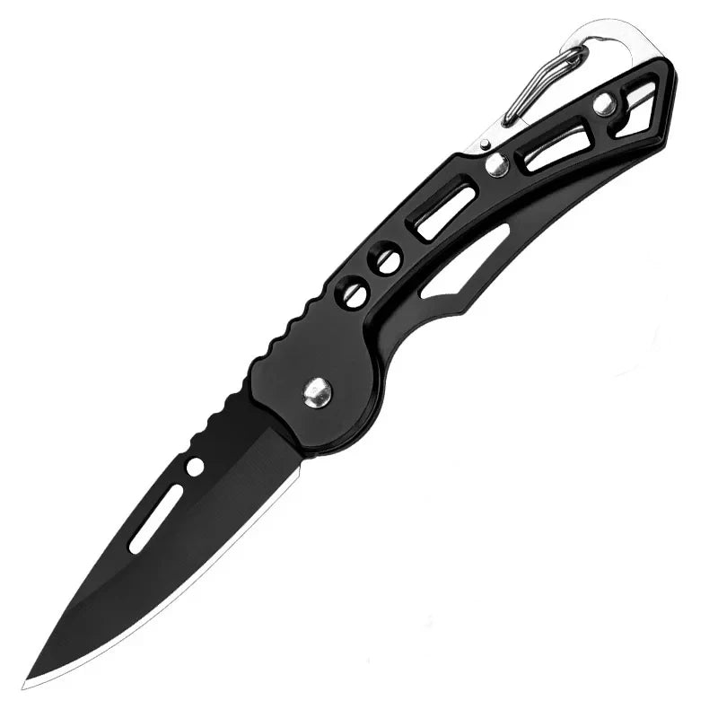Folding Knife Portable Stainless Steel Pocket Knives for Men EDC Multitool Outdoor Camping Survival Hiking Knife Keychain