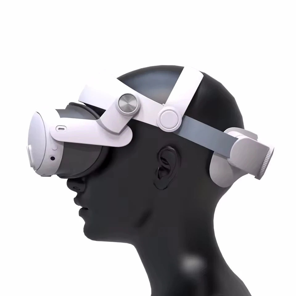 For Meta Quest 3 Quest3 Headband Head Strap Holder Virtual Reality VR Glasses Headset Helmet Game Accessories Gaming Adjustable