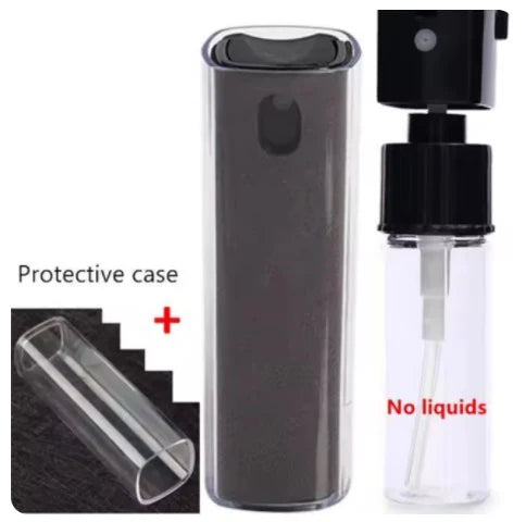 2-in-1 Screen Cleaner Kit For Phone/Laptop/Tablet/TV/Monitor/Car Screens Spray and Wipe Cleaning Tools