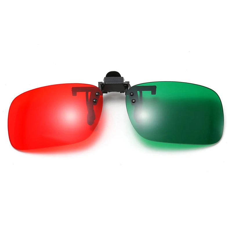 New Red Blue Green 3D Glasses Black Frame For Dimensional Anaglyph Movie TV Glasses For 3D Movies