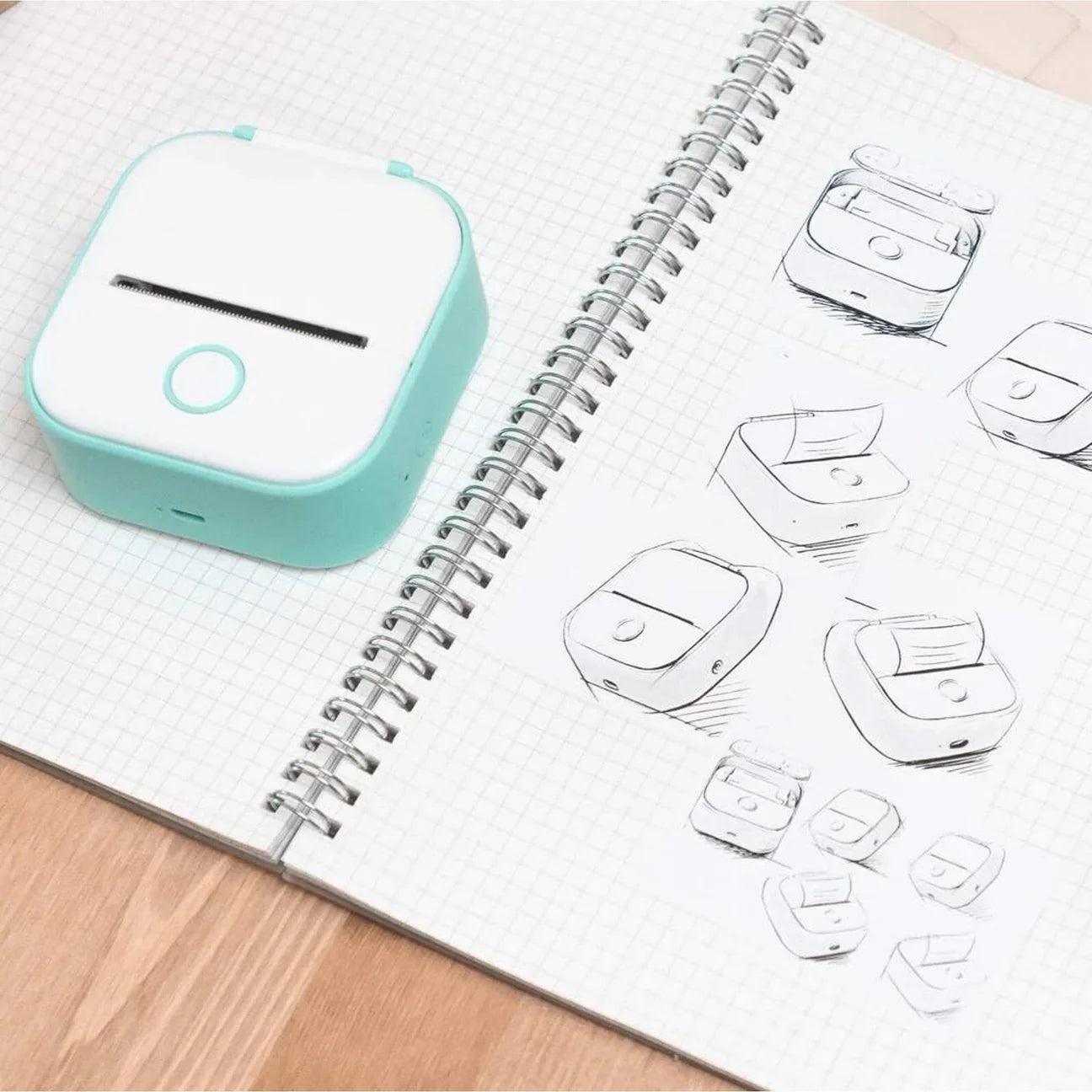 Portable Printer – Mini Wireless Photo & Label Printer for iPhone & Android