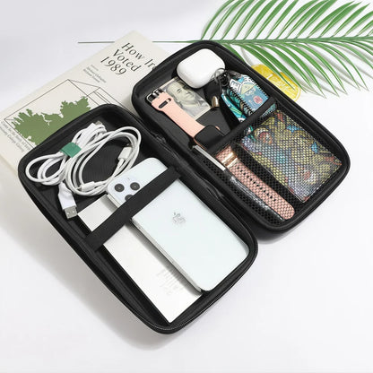 Earphone Bag Organizer Storage Extra Large Cable Sorting Box Credential Bags Zipper Pouch Tech Gadgets Portable Charger U Disk