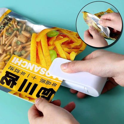Mini Heat Sealer – Portable Bag Sealer to Keep Food Fresh