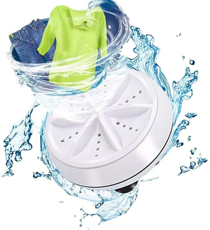 Portable mini washer compact laundry solution