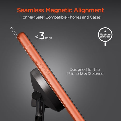 HyperGear MaxCharge 3-in-1 MagSafe Wireless Charging Stand – iPhone, Apple Watch & AirPods