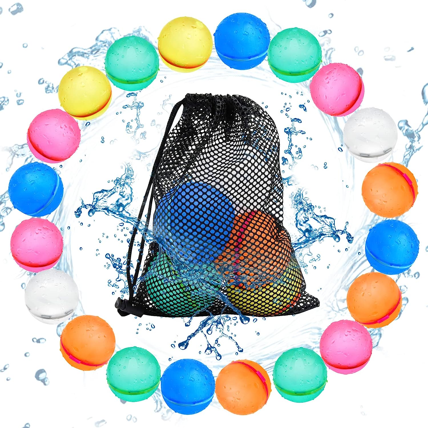  Reusable Water Balloons 12 pcs