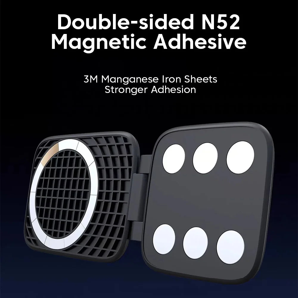 Ultrathin Car Magnetic Mobile Phone Holder Adjustable Foldable Anti-shake Vehicle Navigation Phone Universal Stand Accessories