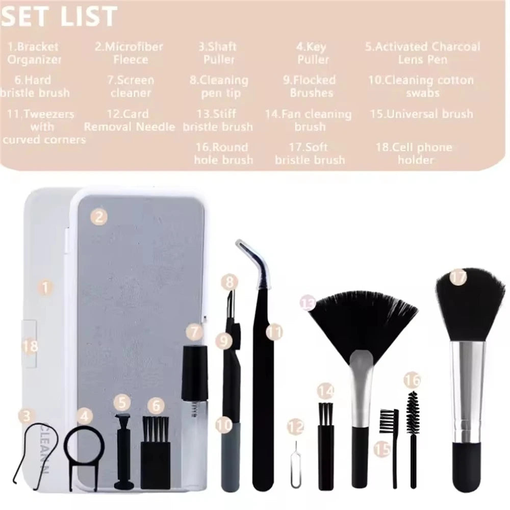 mobile phones cleaning kit are suitable for cleaning dust and stains on screens of mobile phones, cameras, laptops, tablets, etc