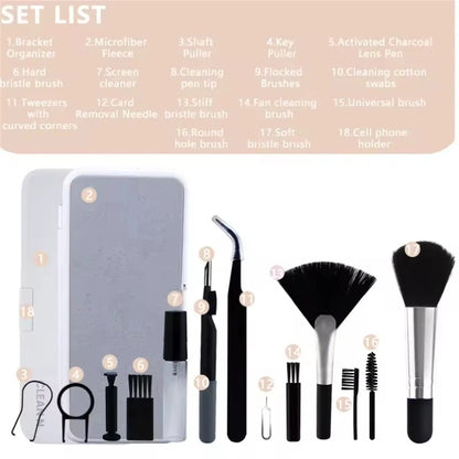 mobile phones cleaning kit are suitable for cleaning dust and stains on screens of mobile phones, cameras, laptops, tablets, etc