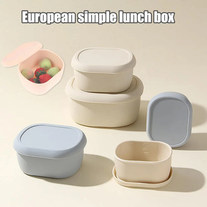 Reusable Silicone Containers - Large Silicone Food Storage Containers, BPA-Free, Airtight, Dishwasher and Refrigerator Safe