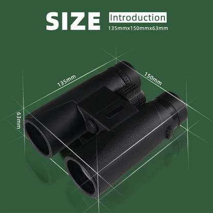 Binoculars 10x42 professional portable hunting telescope outdoor binocular BAK4 prism binocular telescope