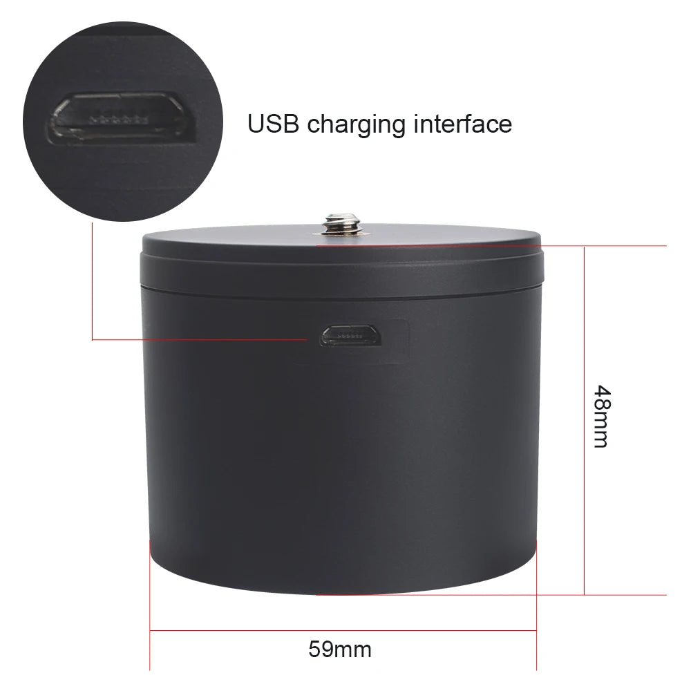 For Dji Osmo Action Time Lapse tripod mount Smart Electric Panning Rotating For Go Pro Max 10 9 8 insta 360 ONE X 2 R Accessory