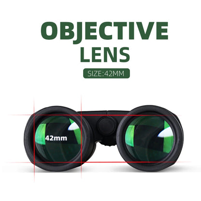 Binoculars 10x42 professional portable hunting telescope outdoor binocular BAK4 prism binocular telescope