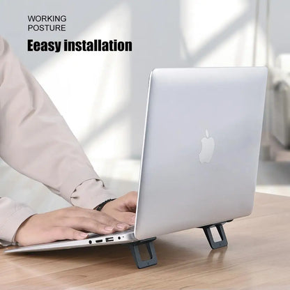 2Pcs Mini Portable Laptop Stand For MacBook Pro Air iPad Xiaomi Tablet Support  Notebook Cooling Holder Lap Top Accessories