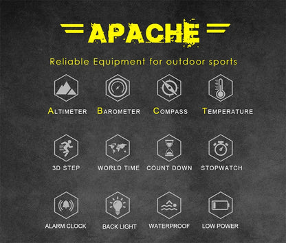 NORTH EDGE Men's Sport Digital Watch Hours Running Swimming Military Army Watches Altimeter Barometer Compass Waterproof 50m