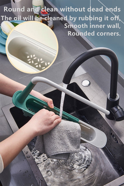 Telescopic Sink Rack – Adjustable Over-Sink Dish Drying Rack & Kitchen Organiser