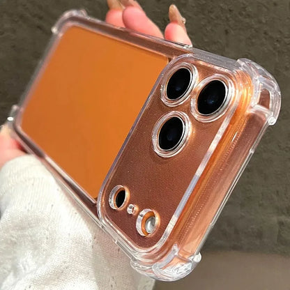 Luxury Shockproof Clear Phone Case For iPhone 17 16 15 14 13 12 11 Pro  Max Plus  Soft Transparent Bumper Cases Cover