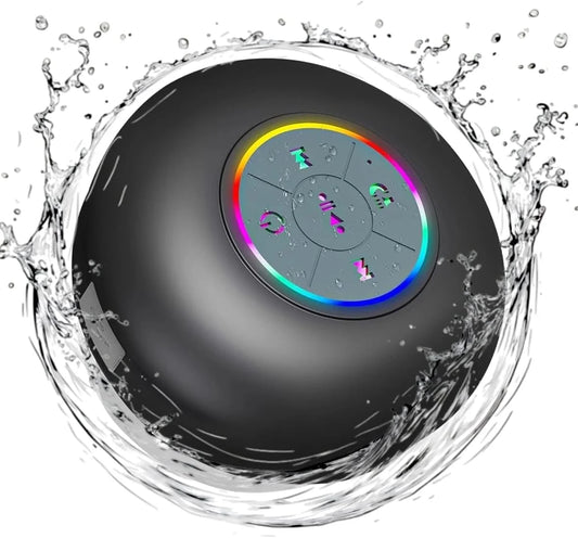 Bluetooth Shower Speaker – Waterproof Wireless Speaker with Suction Cup