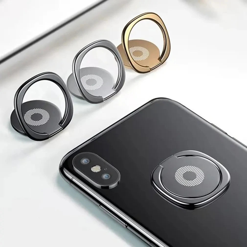 Phone Ring Holder For Desktop Universal Ultra-thin Rotatable Metal For Iphone For Xiaomi Huawei Stand For Smartphone Finger Grip