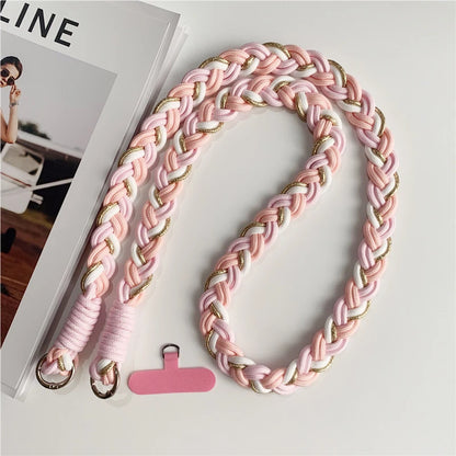 New Phone Lanyard Detachable Adjustable Necklace Lanyards For Bag Camera Crossbody Cell Phone Straps Neck Clip Cord Rope