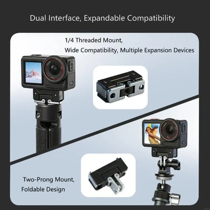 Quick Release Mount For Action 5Pro/4/3/0SM0 360 Cameras With Double Locking System And Universal Compatibility H8WD