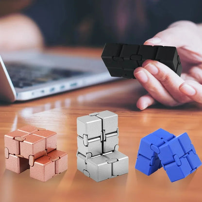 Infinity Cube,Fidget Cube New Version Fidget Finger Toys for Stress and Anxiety Relief/ADHD, Ultra Durable Sensory Gifts