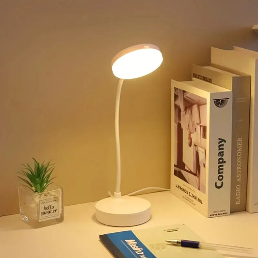 Rechargeable LED Desk Lamp – 3 Light Modes, Touch Dimming & USB