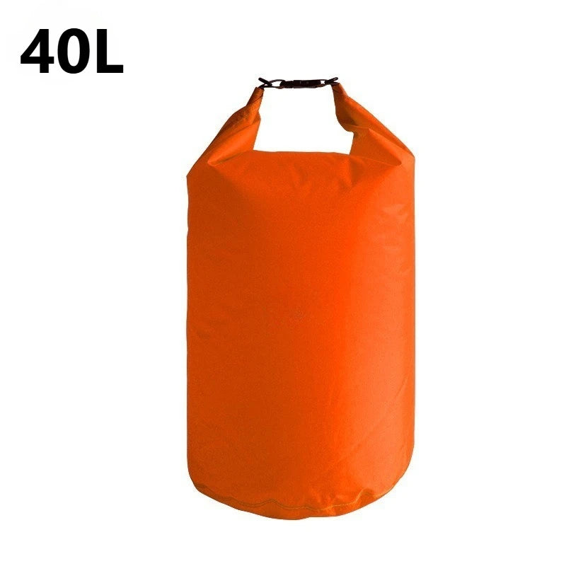 1Pc 5L/10L/20L/40L/70L Waterproof Dry Bag Ultra Lightweight Airtight Bags Roll Top Drybags for Camping Kayaking Swimming Rafting