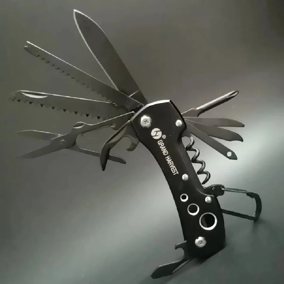 Multitool Knife 11 In 1 Fold Gear Knife Swiss Survive Pocket Hunting Outdoor Camping Survival Multifunctional Folding Knife
