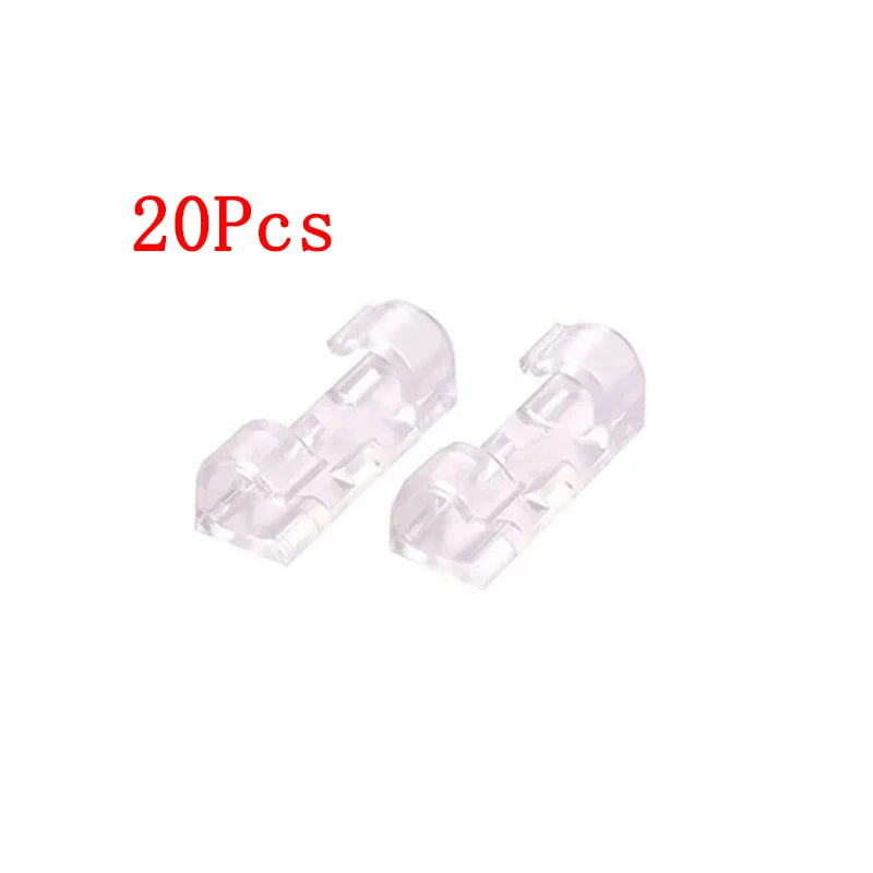 Cable Organizer Clips Cable Management Desktop Workstation ABS Wire Manager Cord Holder USB Charging Data Line Bobbin Winder