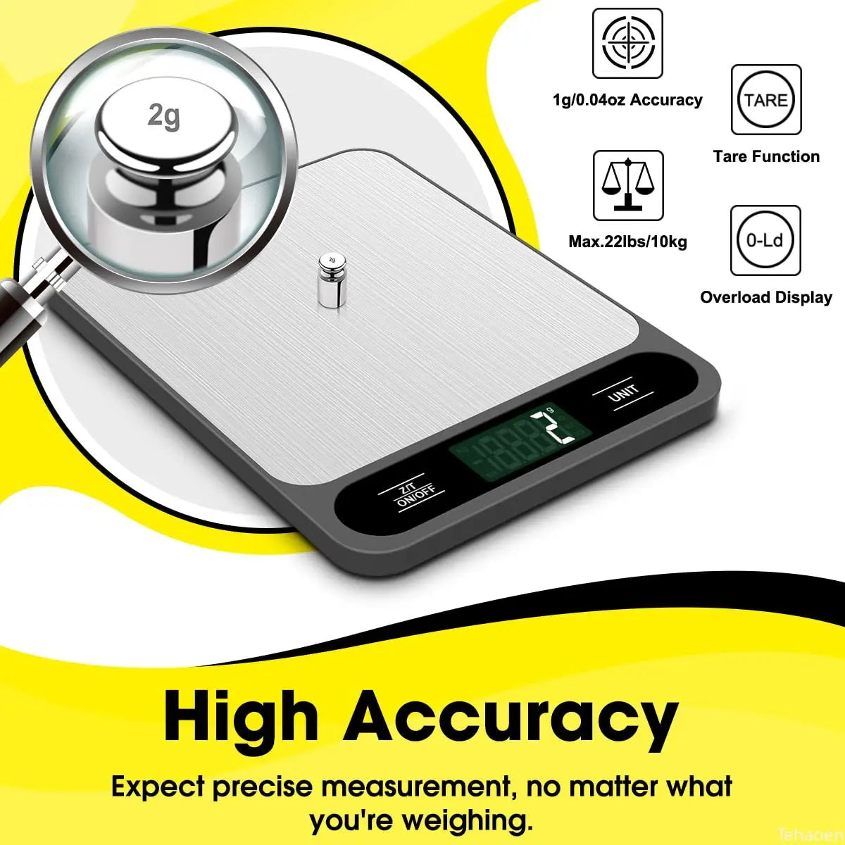 Digital Kitchen Scale Weight Scale Food Coffee Scales Smart Electronic Waterproof Digital Scale For Baking and Cook