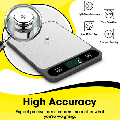 Digital Kitchen Scale Weight Scale Food Coffee Scales Smart Electronic Waterproof Digital Scale For Baking and Cook