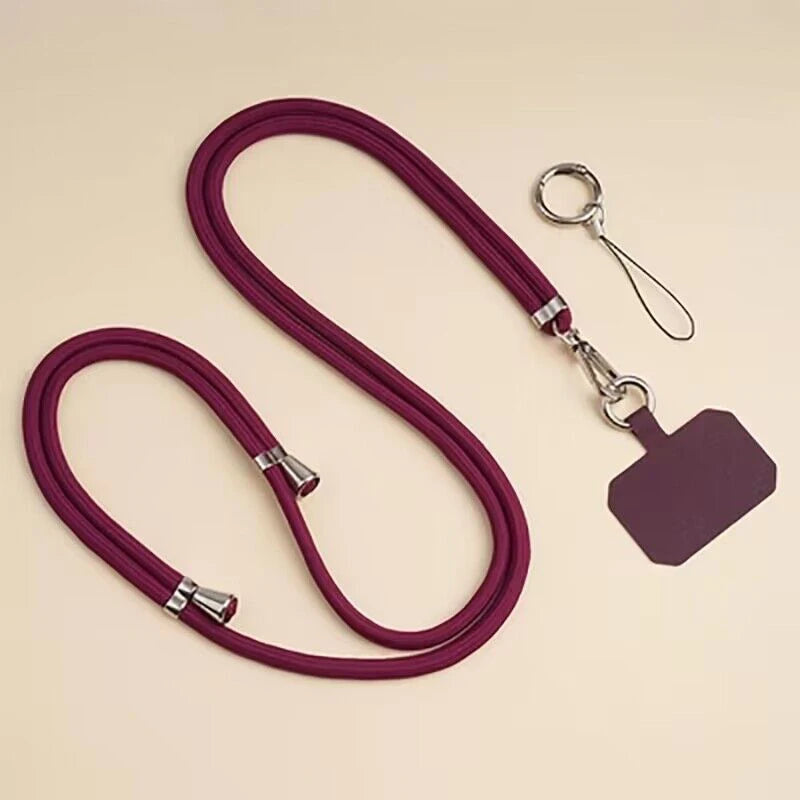 1pcs Crossbody Lanyard DYM Necklace Strap Universal Mobile Phone Adjustment Long Hanging Rope With Clip Anti-Lost Lanyard