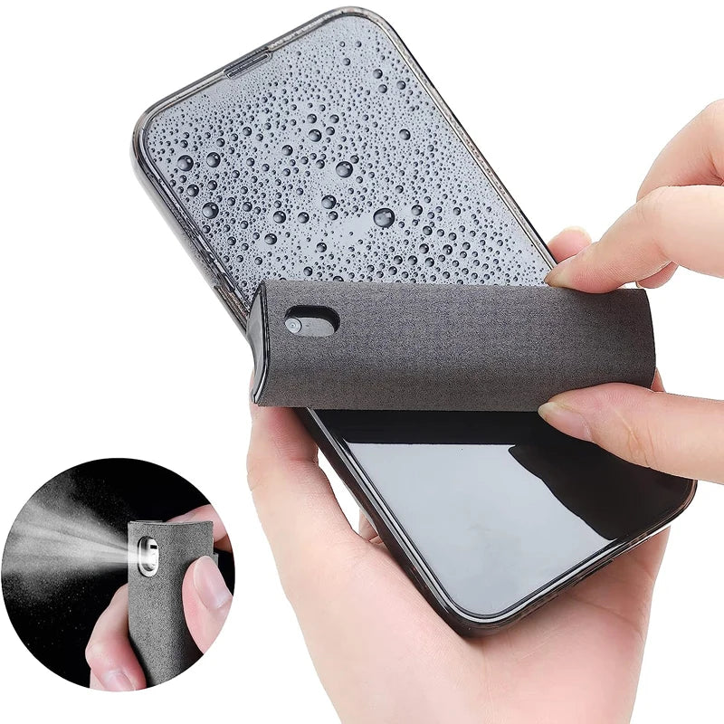 2-in-1 Screen Cleaner Kit  For Phone/Laptop/Tablet/TV/Monitor/Car Screens Spray and Wipe Cleaning Tools