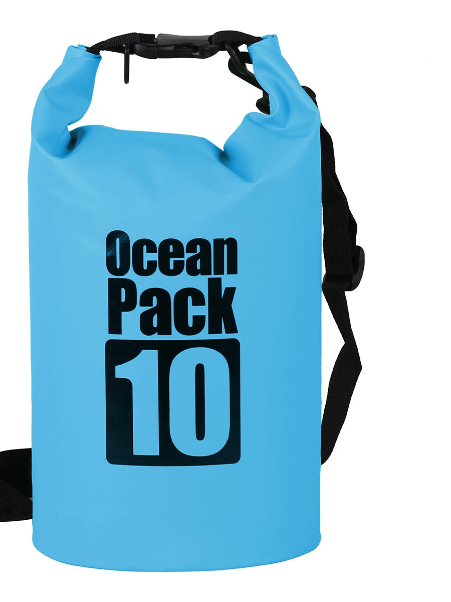 500D Waterproof Swimming Bag Dry Sack 5/10/15/20/30L Waterproof Floating Dry Gear Bags For Boating Fishing Rafting Swimming