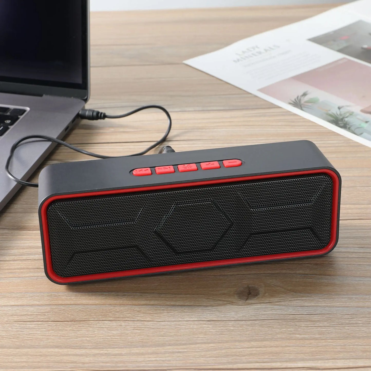 Bluetooth Speaker Portable Wireless,10W Dual Driver Stereo Loud Bass,TWS FM TF USB AUX Hands-Free,BT 5.0 10H Home Outdoor Party