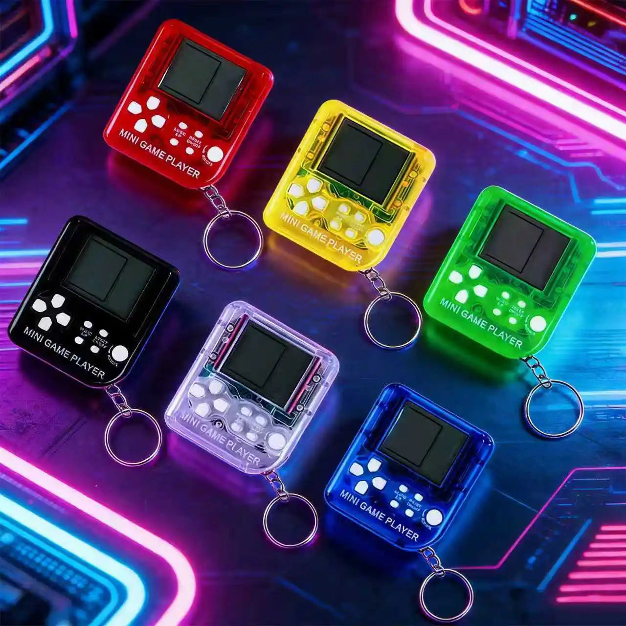 Retro Mini Handheld Game Console Classic Electronic Games Handheld Game Machine Children's Educational Game Console Toy Ide Gift