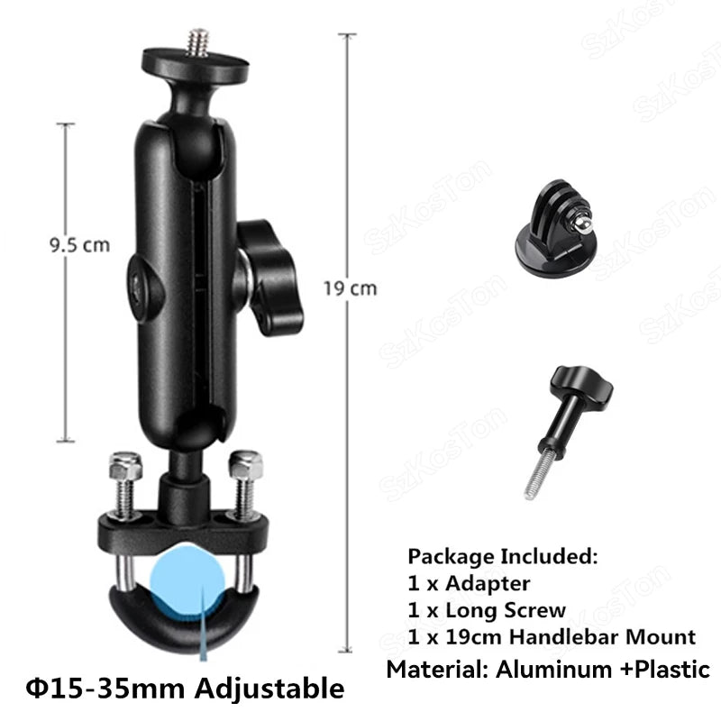 Camera Motorcycle Handlebar Mount Selfie Stick Bicycle Monopod for Go Pro 13 12 11 10 9 8 Insta360 X4 X5 DJI Osmo Action 5 Pro 4
