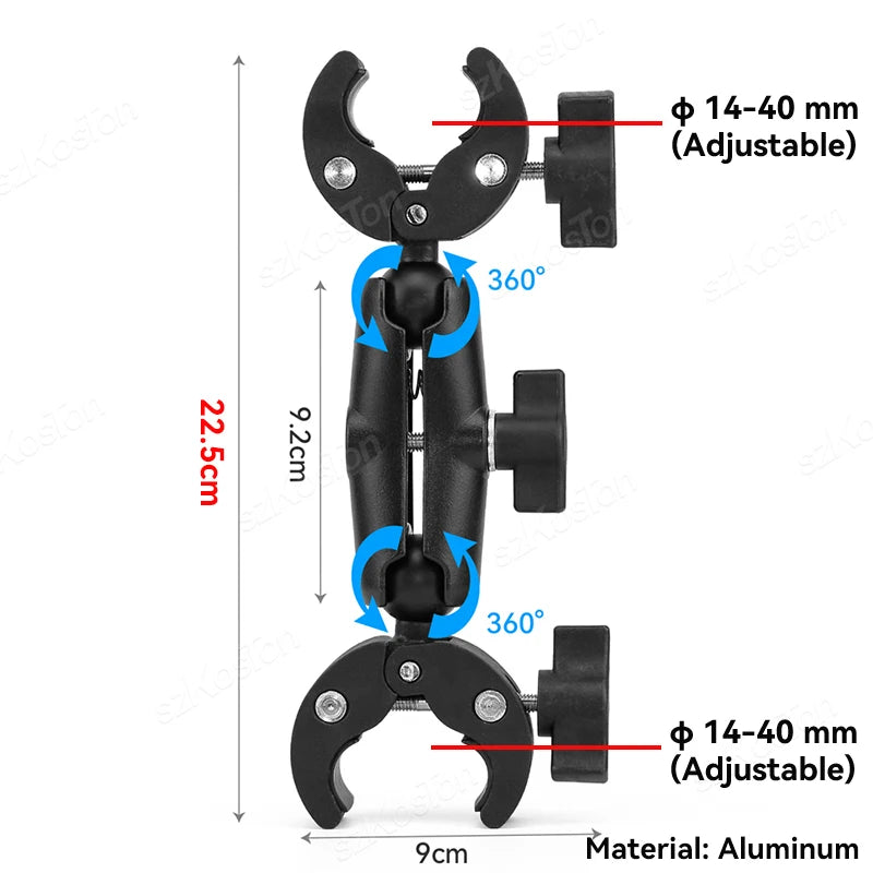 Camera Motorcycle Handlebar Mount Selfie Stick Bicycle Monopod for Go Pro 13 12 11 10 9 8 Insta360 X4 X5 DJI Osmo Action 5 Pro 4
