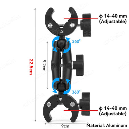 Camera Motorcycle Handlebar Mount Selfie Stick Bicycle Monopod for Go Pro 13 12 11 10 9 8 Insta360 X4 X5 DJI Osmo Action 5 Pro 4