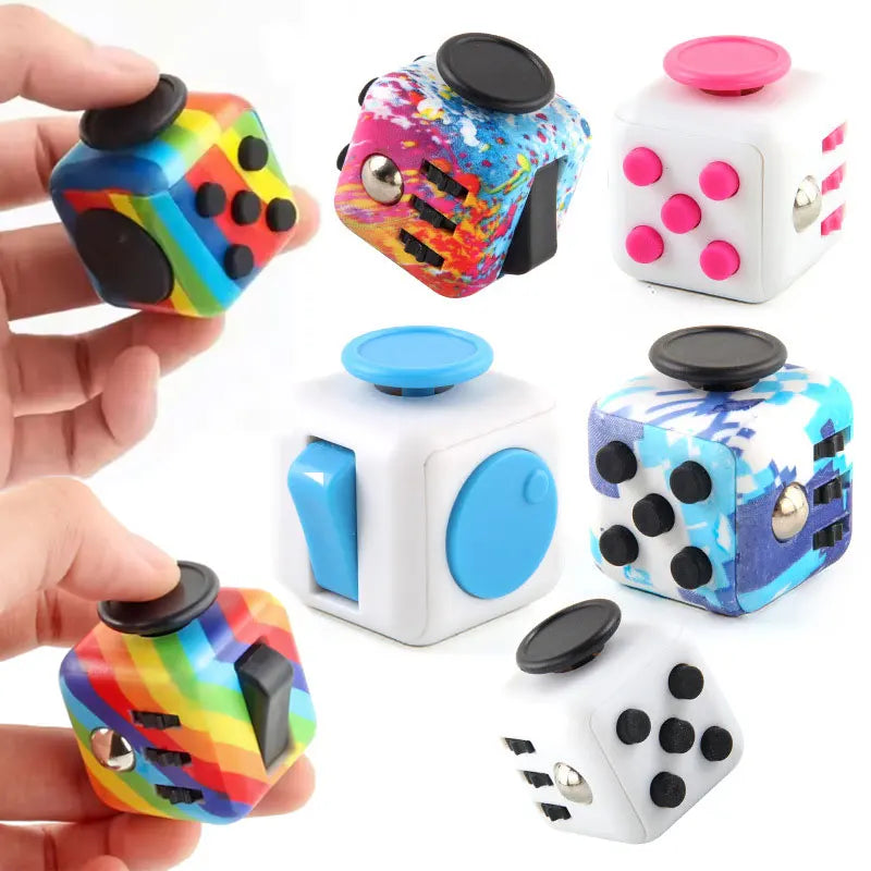 Fidget Cube Decompression toy 3.4cm Antistress Games Toys For Kids Adults Autism ADHD Antistress Anxiety Stress Relief Cu