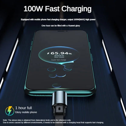 3 In 1 Retractable USB 100W Cable Fast Charging And Data Micro USB Type C For iphone6-14 Android Phone Xiaomi Huawei OPPO