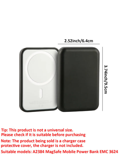 2Pcs - Cases Compatible with Magsafe Battery Pack Covers, Ultra-Thin Tpu Shockproof Cases, Suitable for Magsafe Battery Packs, Ultra-Thin Anti-Scratch Protective Cases (Battery Not Included)