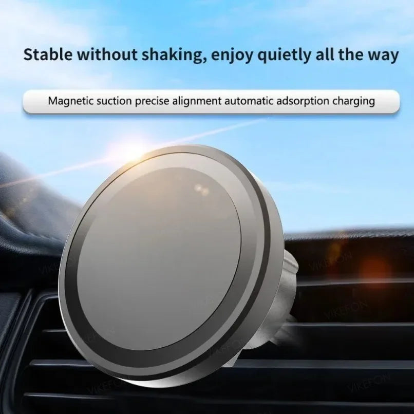 MagSafe Car Wireless Charger 30W - Air Vent Clip Phone Holder - Stable Grip For iPhone 13-17 Pro Max & Fast Charging Stand