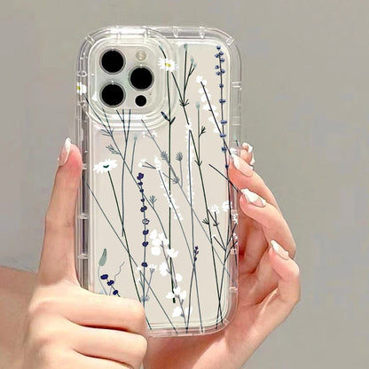 Clear Phone Cases For iPhone 13 Case iPhone 17 Air 16e 15 16 12 11 14 13 Pro Max Funda Love Heart Soft Silicone Shockproof Cover