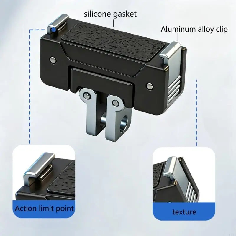 Quick Release Mount For Action 5Pro/4/3/0SM0 360 Cameras With Double Locking System And Universal Compatibility H8WD