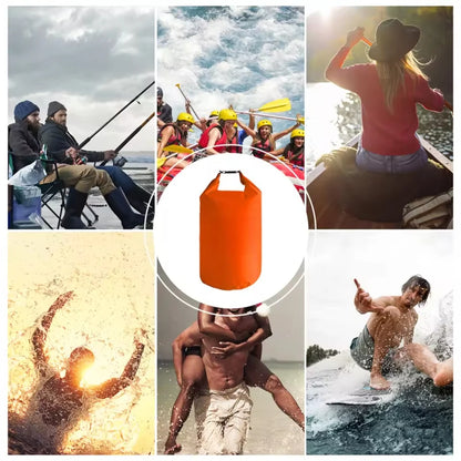 1Pc 5L/10L/20L/40L/70L Waterproof Dry Bag Ultra Lightweight Airtight Bags Roll Top Drybags for Camping Kayaking Swimming Rafting