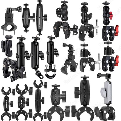 Camera Motorcycle Handlebar Mount Selfie Stick Bicycle Monopod for Go Pro 13 12 11 10 9 8 Insta360 X4 X5 DJI Osmo Action 5 Pro 4