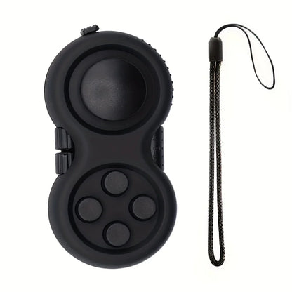 Fidget Pad with 8 Fidget Functions, Fidget Controller Stress Reducer, Fidget Toy Cube Relieves Stress and Anxiety Relief Toys
